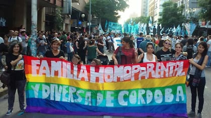 Marcha a favor de la familia homoparental