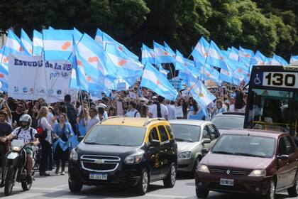 Marcha a favor del niño por nacer, en Buenos Aires