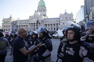 Marcha de jubilados al Congreso de la Nación