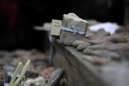 Marcha de las Piedras en Plaza de Mayo. Sábado 4 de septiembre de 2021