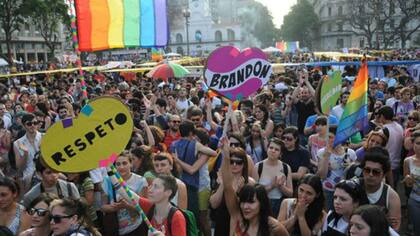 Marcha del orgullo en Buenos Aires