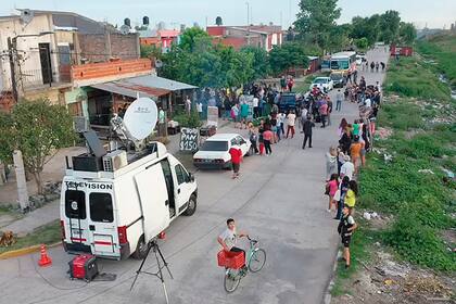 Marcha en Ing. Budge por el crimen de Nancy