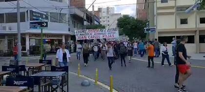 Marcha en pedido de justicia por Juan Carlos Rojas