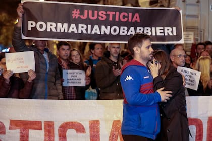 Marcha en reclamo de Mariano Barbieri, asesinado de una puñalada en Palermo