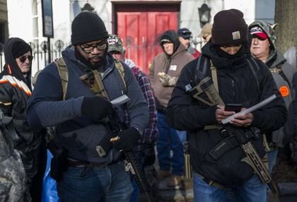 La marcha a favor de las armas en Virginia