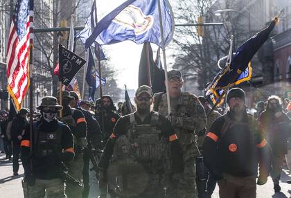 Marcha neonazi en Virginia, U.S.