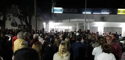 Marcha por la inseguridad en Adrogué