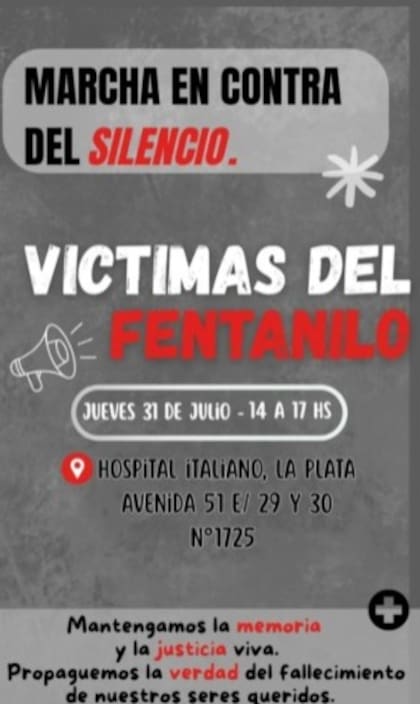 “Marcha por la Verdad y Justicia: las muertes por Fentanilo mortal son crímenes que no deben quedar impunes”