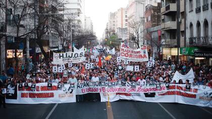 Marcha por Santiago Maldonado en Córdoba