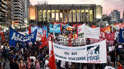 Marcha por Santiago Maldonado en Rosario