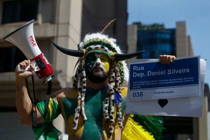 Marchas a favor de Jair Bolsonaro en San Pablo