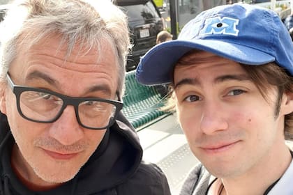 Marciano Cantero y su hijo Javier