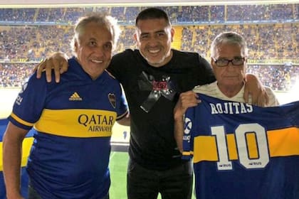 Márcico, Riquelme y Rojitas: tres ídolos de Boca de todos los tiempos, juntos en la Bombonera