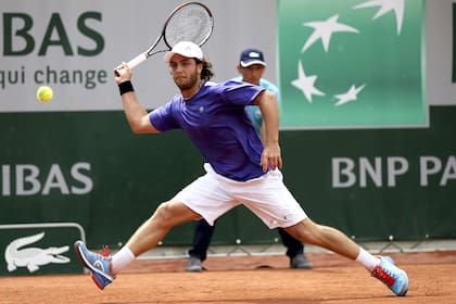 Marco Trungelliti, durante un partido en Roland Garros 2016