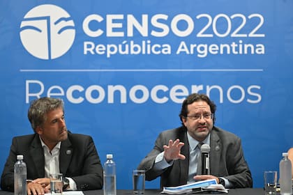 Marco Lavagna, en la presentación de los resultados provisionales el 31 de enero pasado