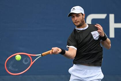 Marco Trungelliti durante el último US Open, en el que superó la clasificación y avanzó hasta la segunda ronda.