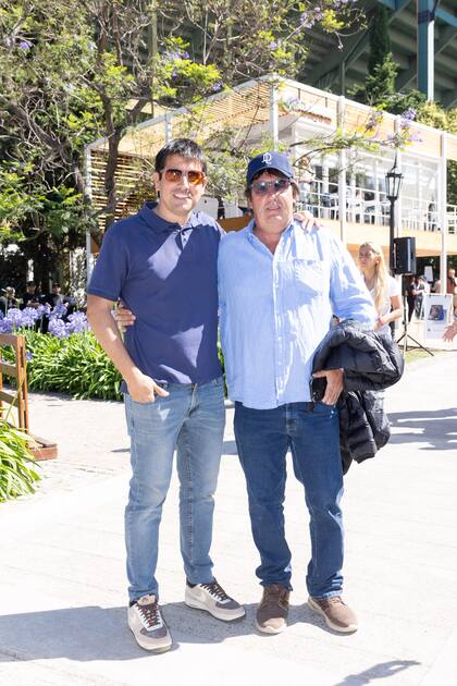 Marco Villasboa Lanusse, de La Dolfina, y Alfredo Goti.