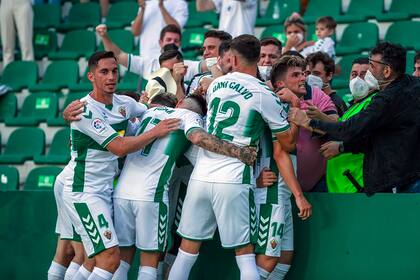 Marcone, y un grito de gol en Elche