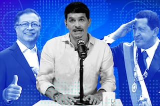 El chavista argentino que critica a Milei bajo el ala del colombiano Petro