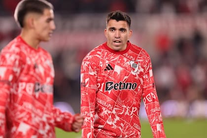 Marcos Acuña será suplente hoy en River, por una molestia