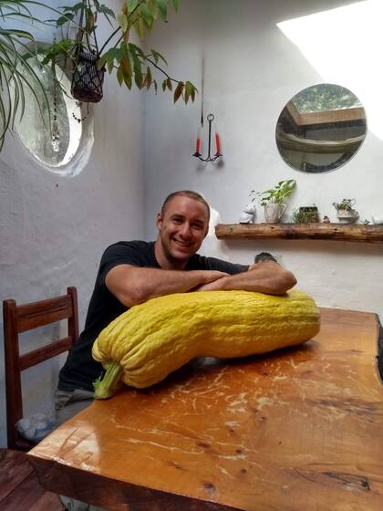 Marcos Ferraris se hizo experto en experimentar con el tamaño de las verduras.