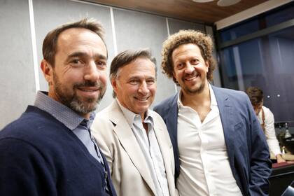Marcos Galperín de Mercado Libre con Carlos Miguens de Bemberg Group y Juan Collado de Hilandería Wermi