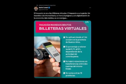 Marcos Galperin sentó postura sobre el nuevo impuesto a las billeteras virtuales en provincia de Buenos Aires