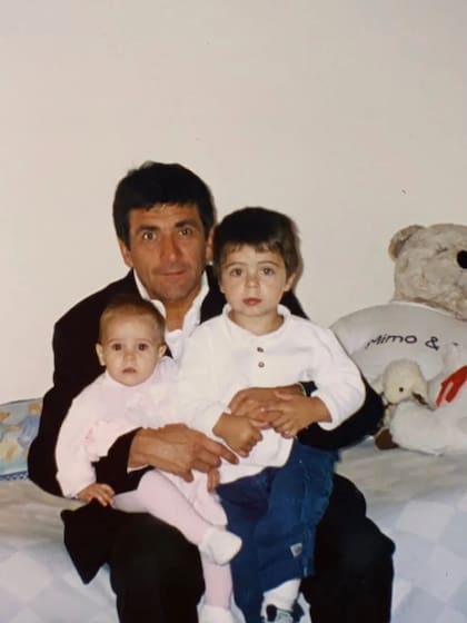 Marcos Gastaldi con Ámbar y Rocco (Foto: Instagram)