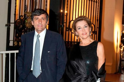 Marcos Gastaldi y Marcela Tinayre, durante uno de los tantos eventos sociales que compartieron