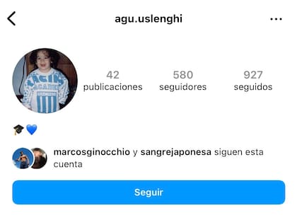 Marcos Ginocchio empezó a seguir en Instagram a la mejor amiga de la China Suárez (Foto: Instagram)