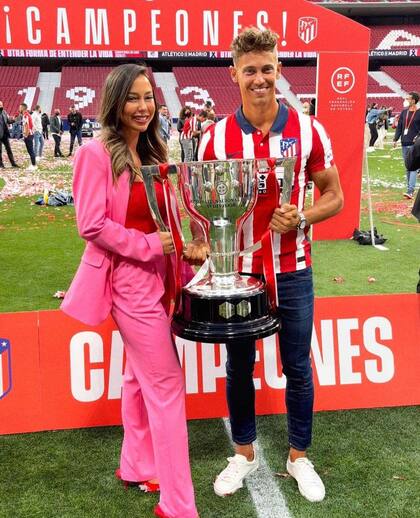 Marcos Llorente está en pareja con la influencer española conocida como Paddy