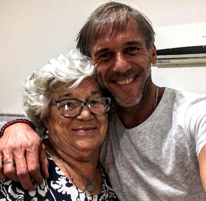 Marcos Milinkovic y su madre Aurora, que llegó a la Argentina a los 4 años. En Argentina conoció a Ante, el padre de Marcos, ambos croatas