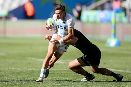 Marcos Moneta, con los Pumas 7s