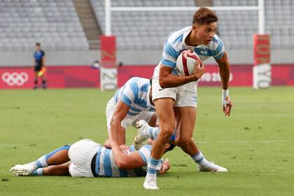 Marcos Moneta, en el avance del equipo