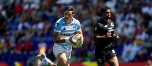 Los Pumas 7s y una sólida actuación para llegar con puntaje ideal a cuartos de final en Valladolid