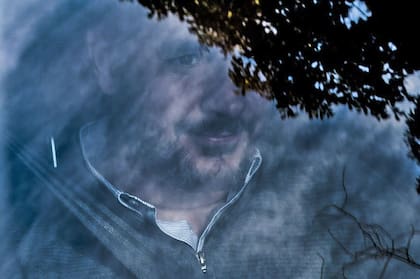 Marcos Peña al llegar a la quinta Los Abrojos