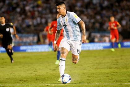 Marcos Rojo en recuperación, espera llegar en forma