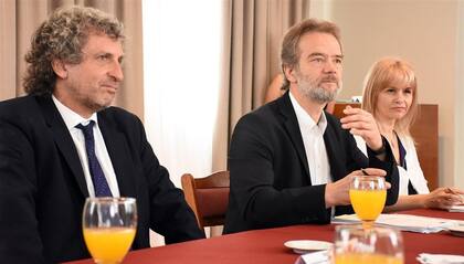 Marcos Salt y los expertos europeos Alexander Seger y Cristina Schulman