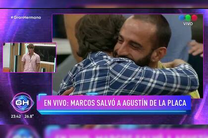 Marcos salvó a Agustín de la placa de nominación (Captura video)