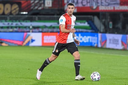 Marcos Senes con la camiseta de Feyenoord