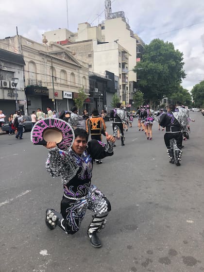 Marcos Torres en el encuentro mundial de Caporales realizado en barrio Flores