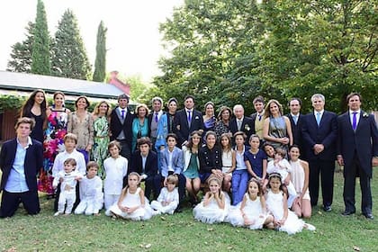 Marcos Uranga y lo más sagrado: su familia. Tuvo 7 hijos con SIlvia Rueda, y más de 20 nietos