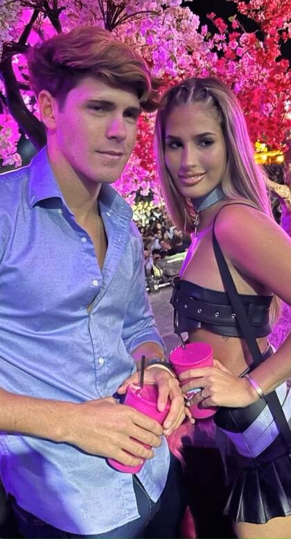 Marcos y Julieta juntos en la fiesta Bresh