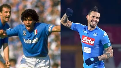 Marek Hamsik empató el récord de Diego Maradona al llegar a los 115 goles con el Napoli
