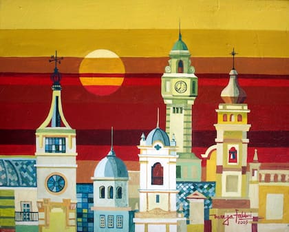 Marga Fabbri, Torres y cúpulas sobre Plaza de Mayo