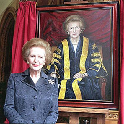 Margaret Tatcher, "la dama de hierro", primer ministro del Reino Unido, se involucró personalmente en el debate sobre la participación -o no- de las selecciones británicas en el Mundial de España 1982