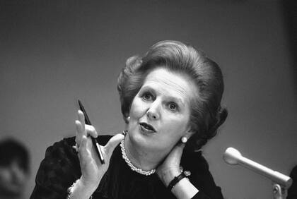 Margaret Thatcher, en junio de 1982 