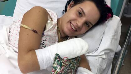 Margarita Gracheva en el hospital