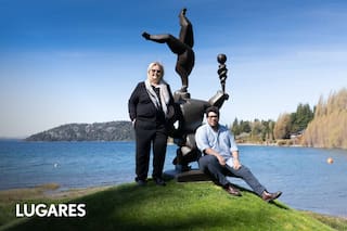 El hotel frente al lago concebido como la casa de un coleccionista