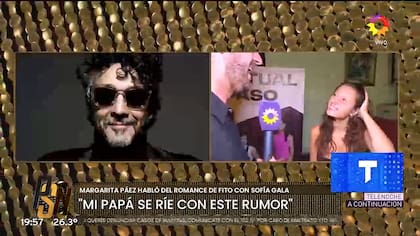 Margarita señaló que se imagina a su papá y a Sofía en el futuro como dos "hermanitos", pero no como novios